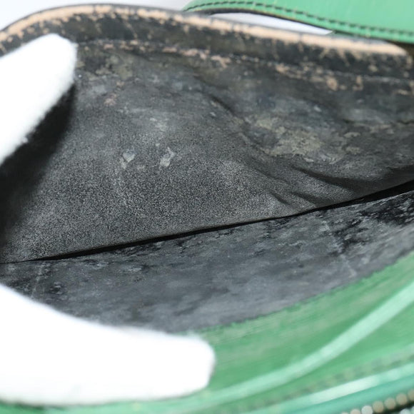 LOUIS VUITTON Epi Jeune Fille MM Shoulder Bag Green M52154 LV Auth 127978