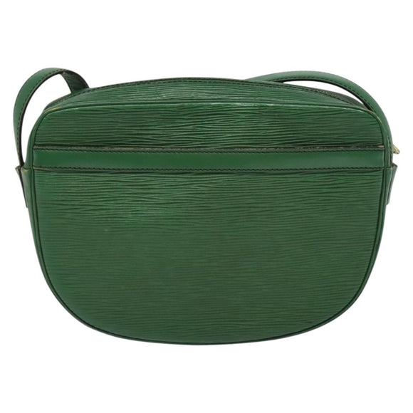 LOUIS VUITTON Epi Jeune Fille MM Shoulder Bag Green M52154 LV Auth 127978