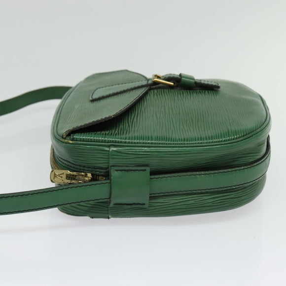 LOUIS VUITTON Epi Jeune Fille MM Shoulder Bag Green M52154 LV Auth 127978