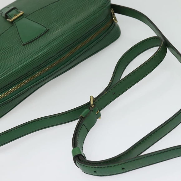 LOUIS VUITTON Epi Jeune Fille MM Shoulder Bag Green M52154 LV Auth 127978