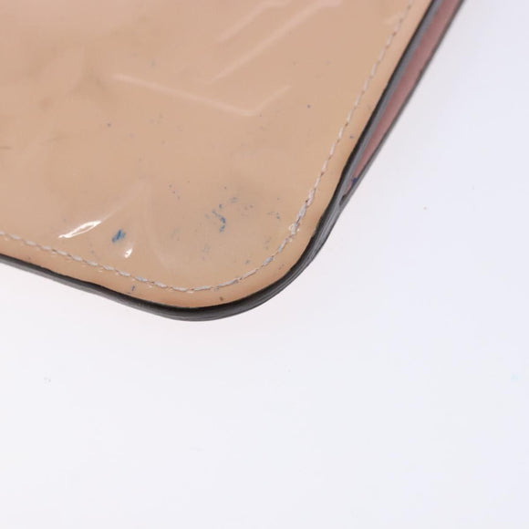 LOUIS VUITTON Vernis Pochette Cles NM Coin Rose Valerine M61286 LV Auth 127985