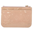 LOUIS VUITTON Vernis Pochette Cles NM Coin Rose Valerine M61286 LV Auth 127985-2