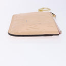 LOUIS VUITTON Vernis Pochette Cles NM Coin Rose Valerine M61286 LV Auth 127985-3