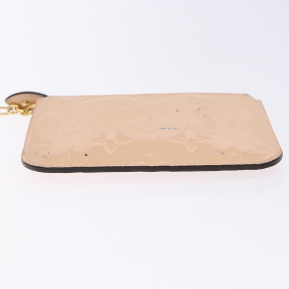 LOUIS VUITTON Vernis Pochette Cles NM Coin Rose Valerine M61286 LV Auth 127985