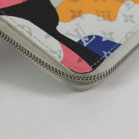 LOUIS VUITTON Monogram LV Portrait Zippy Wallet Vertical M82590 LV Auth 127987M