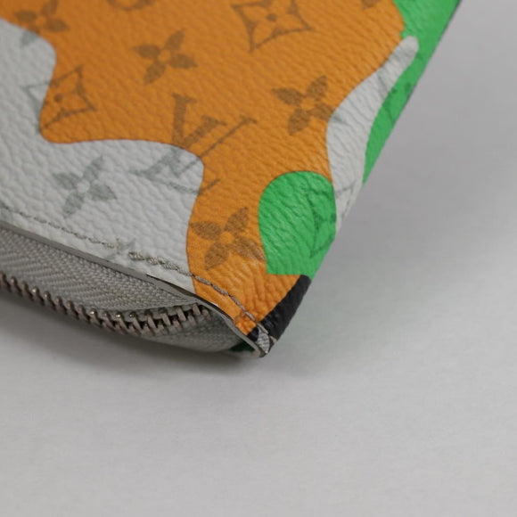 LOUIS VUITTON Monogram LV Portrait Zippy Wallet Vertical M82590 LV Auth 127987M