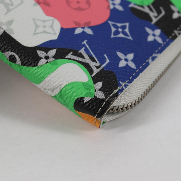 LOUIS VUITTON Monogram LV Portrait Zippy Wallet Vertical M82590 LV Auth 127987M