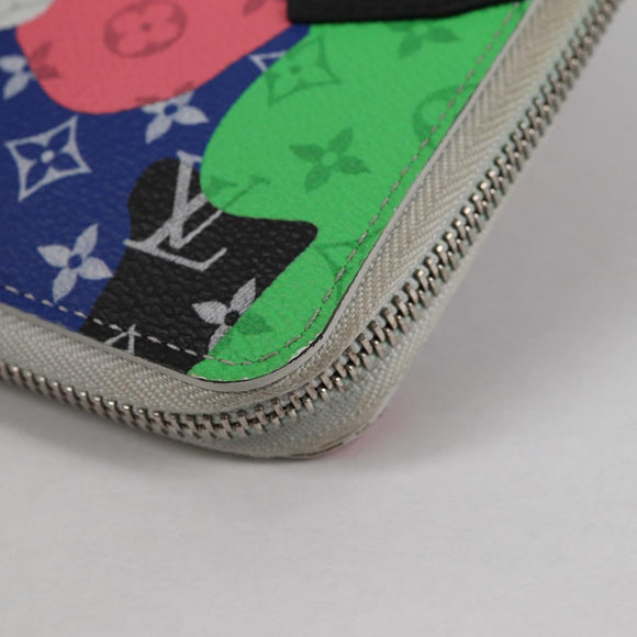 LOUIS VUITTON Monogram LV Portrait Zippy Wallet Vertical M82590 LV Auth 127987M