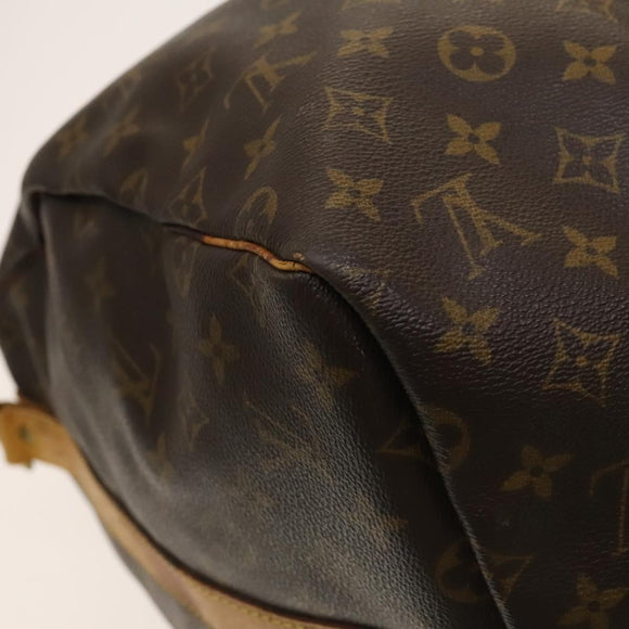 LOUIS VUITTON Monogram Keepall Bandouliere 55 Boston Bag M41414 LV Auth 127999