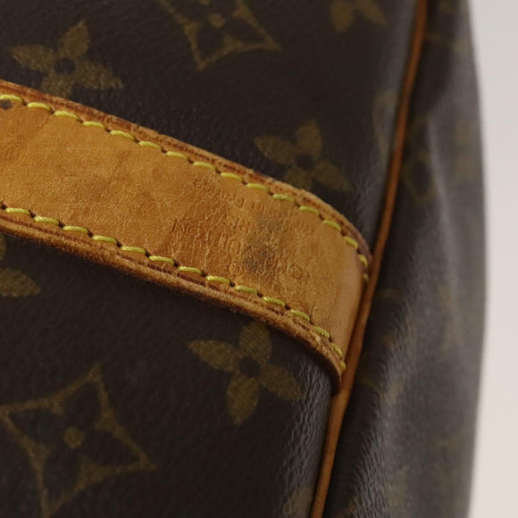 LOUIS VUITTON Monogram Keepall Bandouliere 55 Boston Bag M41414 LV Auth 127999