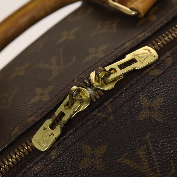 LOUIS VUITTON Monogram Keepall Bandouliere 55 Boston Bag M41414 LV Auth 127999