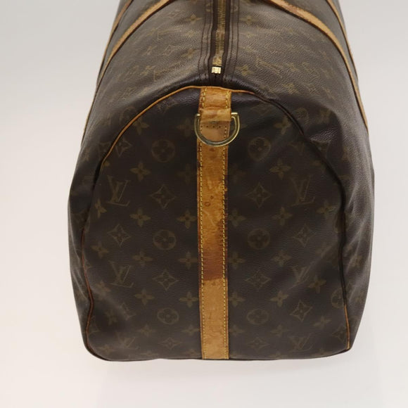 LOUIS VUITTON Monogram Keepall Bandouliere 55 Boston Bag M41414 LV Auth 127999