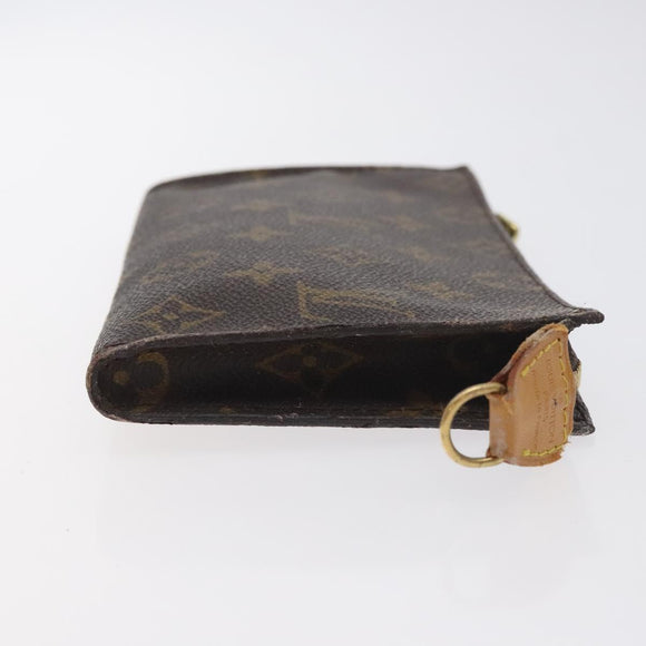 LOUIS VUITTON Monogram Bucket GM Accessory Pouch LV Auth 128002