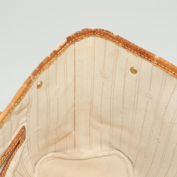 LOUIS VUITTON Damier Azur Neverfull PM Tote Bag N41362 LV Auth 128010