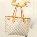 LOUIS VUITTON Damier Azur Neverfull PM Tote Bag N41362 LV Auth 128010-23