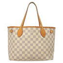LOUIS VUITTON Damier Azur Neverfull PM Tote Bag N41362 LV Auth 128010-2