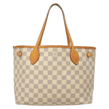 LOUIS VUITTON Damier Azur Neverfull PM Tote Bag N41362 LV Auth 128010 - 0