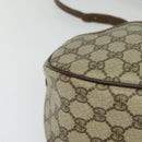 GUCCI GG Supreme Web Sherry Line Bag PVC Beige Gold 89 02 077 Auth 128012-10