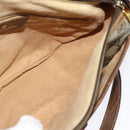 GUCCI GG Supreme Web Sherry Line Bag PVC Beige Gold 89 02 077 Auth 128012-17