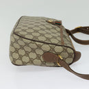 GUCCI GG Supreme Web Sherry Line Bag PVC Beige Gold 89 02 077 Auth 128012-5