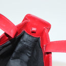 Salvatore Ferragamo Vala Shoulder Bag Leather Red Gold Auth 128018-17