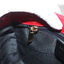 Salvatore Ferragamo Vala Shoulder Bag Leather Red Gold Auth 128018-19