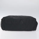 PRADA Hand Bag Nylon Black Gold Auth 128024-5