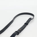 Christian Dior Trotter Canvas Shoulder Bag Navy Gold Auth 128034SM-9