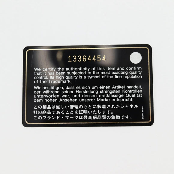 CHANEL Camellia Rhinestone Chain Accessory Pouch Satin Black CC Auth 128040V