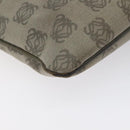 LOEWE Anagram Hand Bag PVC Leather Gray Auth 128042-17