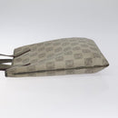 LOEWE Anagram Hand Bag PVC Leather Gray Auth 128042-4