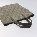 LOEWE Anagram Hand Bag PVC Leather Gray Auth 128042-6