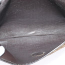 Christian Dior Trotter Canvas Shoulder Bag Brown Gold Auth 128045-12