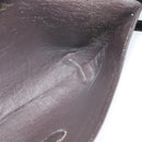 Christian Dior Trotter Canvas Shoulder Bag Brown Gold Auth 128045-18