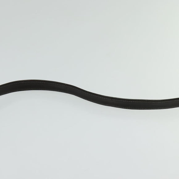 Christian Dior Trotter Canvas Shoulder Bag Brown Gold Auth 128045