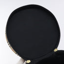 Burberrys Nova Check Vanity Pouch Canvas Beige Gold Auth 128047V-16