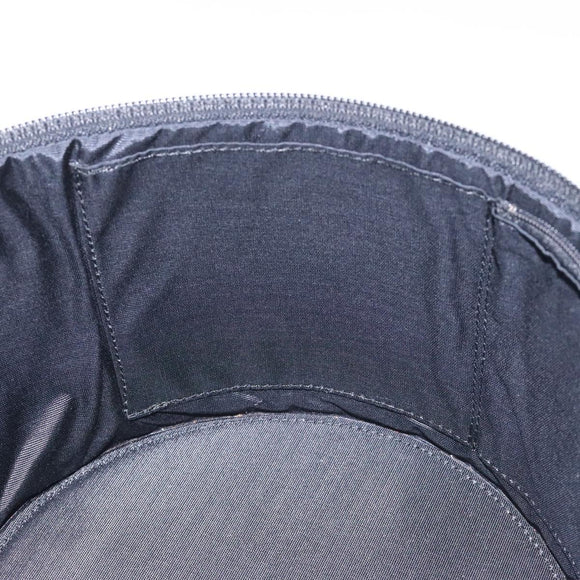 Burberrys Nova Check Vanity Pouch Canvas Beige Gold Auth 128047V