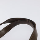 BURBERRY Nova Check Blue Label Hand Bag Nylon Blue Silver Auth 128058-8