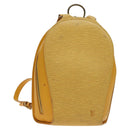 LOUIS VUITTON Epi Mabillon Backpack Yellow M52239 LV Auth 128069-1