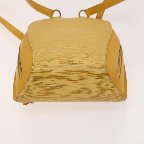 LOUIS VUITTON Epi Mabillon Backpack Yellow M52239 LV Auth 128069