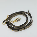 Chloe Nile Hand Bag Leather 2way Beige Gold Auth 128074-22