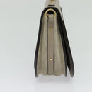 Chloe Nile Hand Bag Leather 2way Beige Gold Auth 128074-3