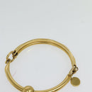 Chloe Nile Hand Bag Leather 2way Beige Gold Auth 128074-8