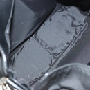 GUCCI Bamboo Hand Bag Canvas 2way Black Silver 001 1638 Auth 128076-10