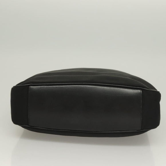 GUCCI Bamboo Hand Bag Canvas 2way Black Silver 001 1638 Auth 128076