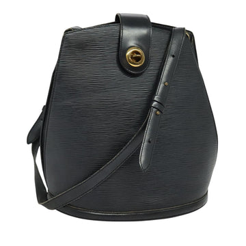 LOUIS VUITTON Epi Cluny Shoulder Bag Black M52252 LV Auth 128080