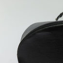 LOUIS VUITTON Epi Cluny Shoulder Bag Black M52252 LV Auth 128080-8