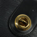 LOUIS VUITTON Epi Cluny Shoulder Bag Black M52252 LV Auth 128080-18