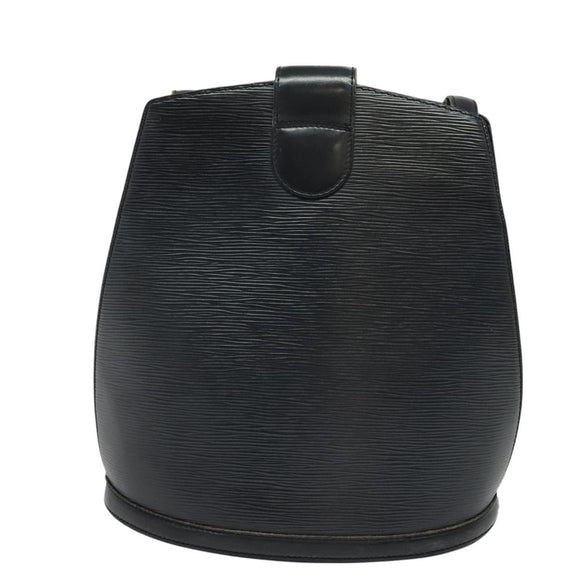 LOUIS VUITTON Epi Cluny Shoulder Bag Black M52252 LV Auth 128080