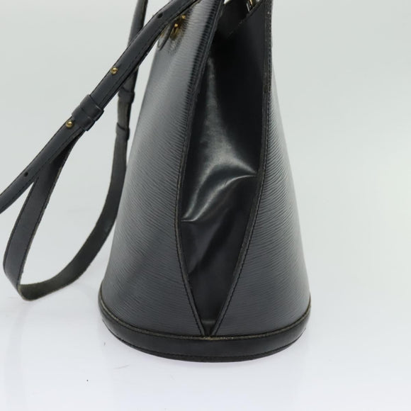 LOUIS VUITTON Epi Cluny Shoulder Bag Black M52252 LV Auth 128080